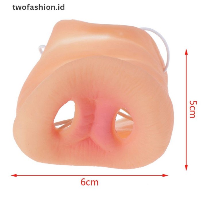 mainan hidung babi karet