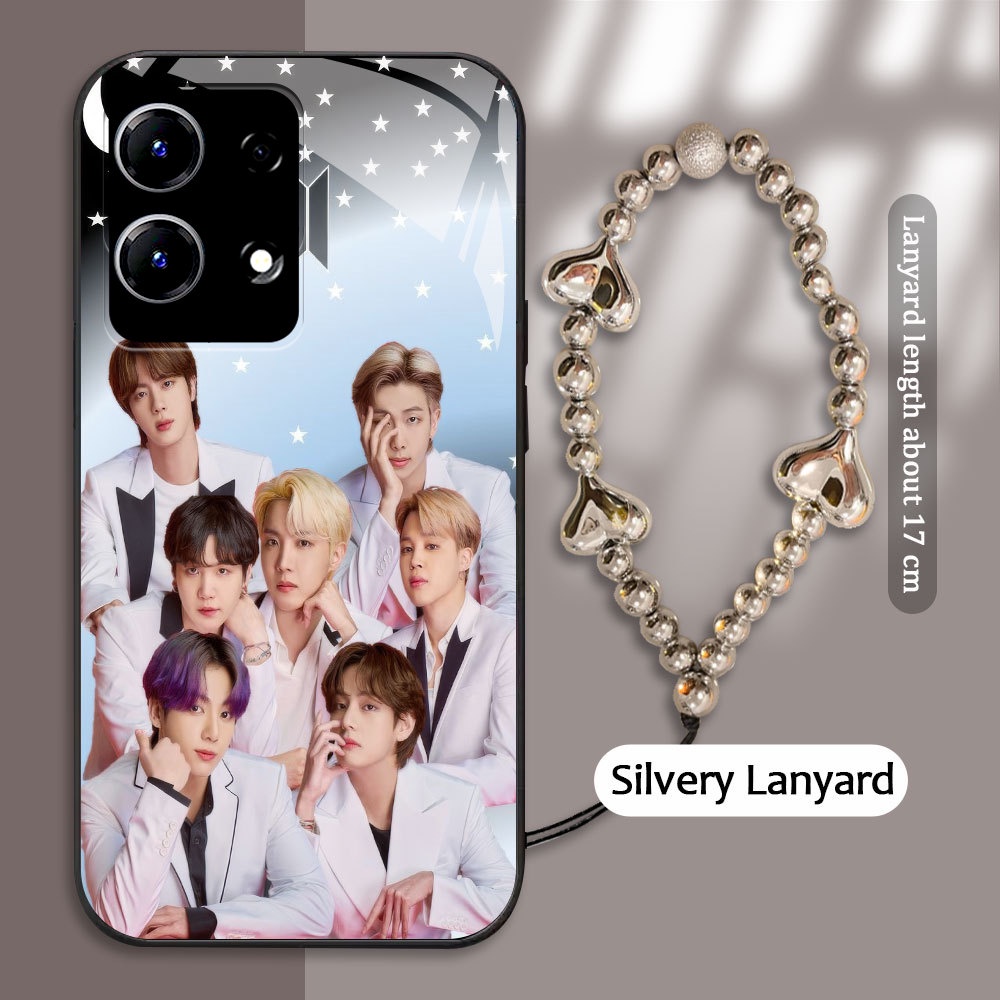 Tempered Glass case For Xiaomi Redmi Note 10 11 12 13 Pro Max PLUS Lite 10S 11S 10T 5G 4G kasing Han