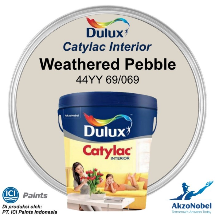 Cat Dulux Catylac Interior 25 Kg - Weathered Pebble 44Yy 69/069
