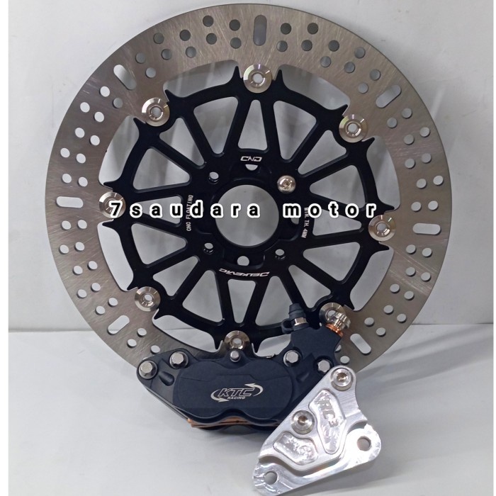 Terlaris Cakram Ktc Racing Full Cnc Floating 300Mm + Kaliper Ktc 4P Rx King