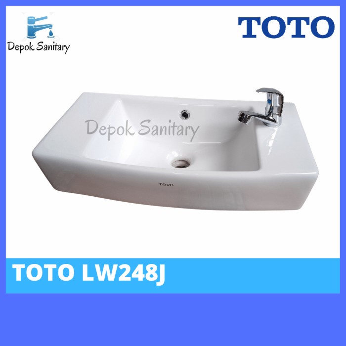 HOT SALE wastafel toto lw248j set/ washtafel toto/ washtafel toto lw248j