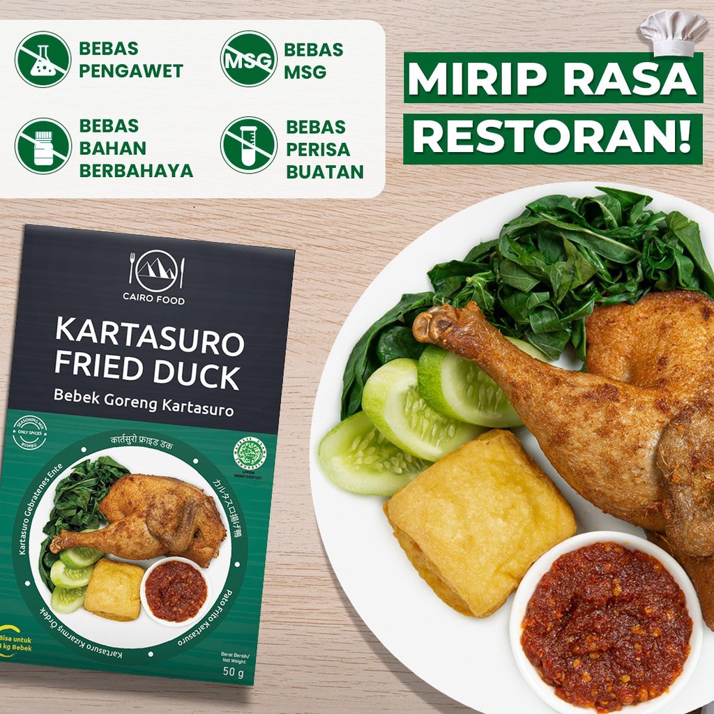 

Bumbu Bebek Goreng Kartasuro Premium Untuk Profesional - Cairo Food