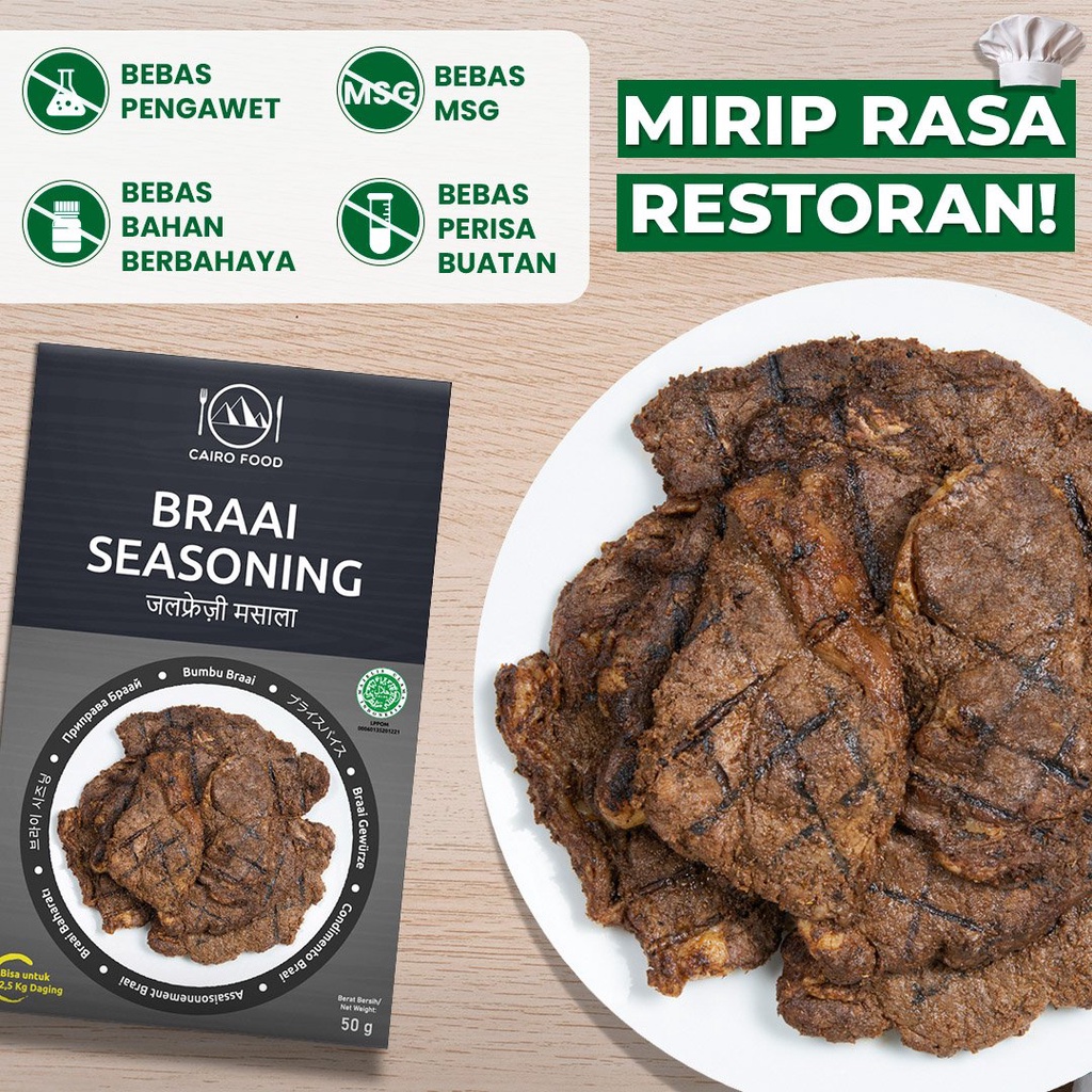 

Bumbu Braai Premium Untuk Profesional - Cairo Food