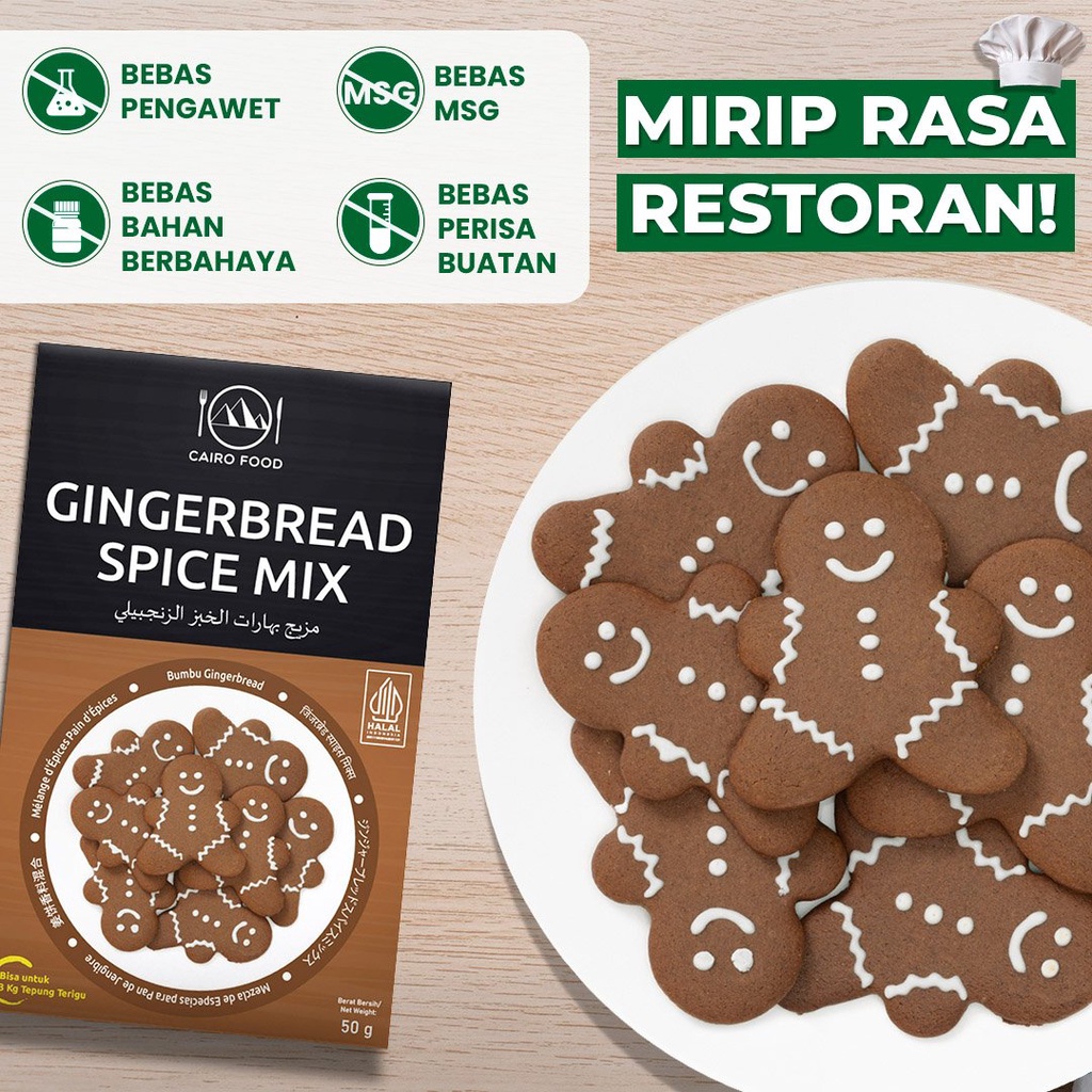 

Bumbu Gingerbread Premium Untuk Profesional - Cairo Food