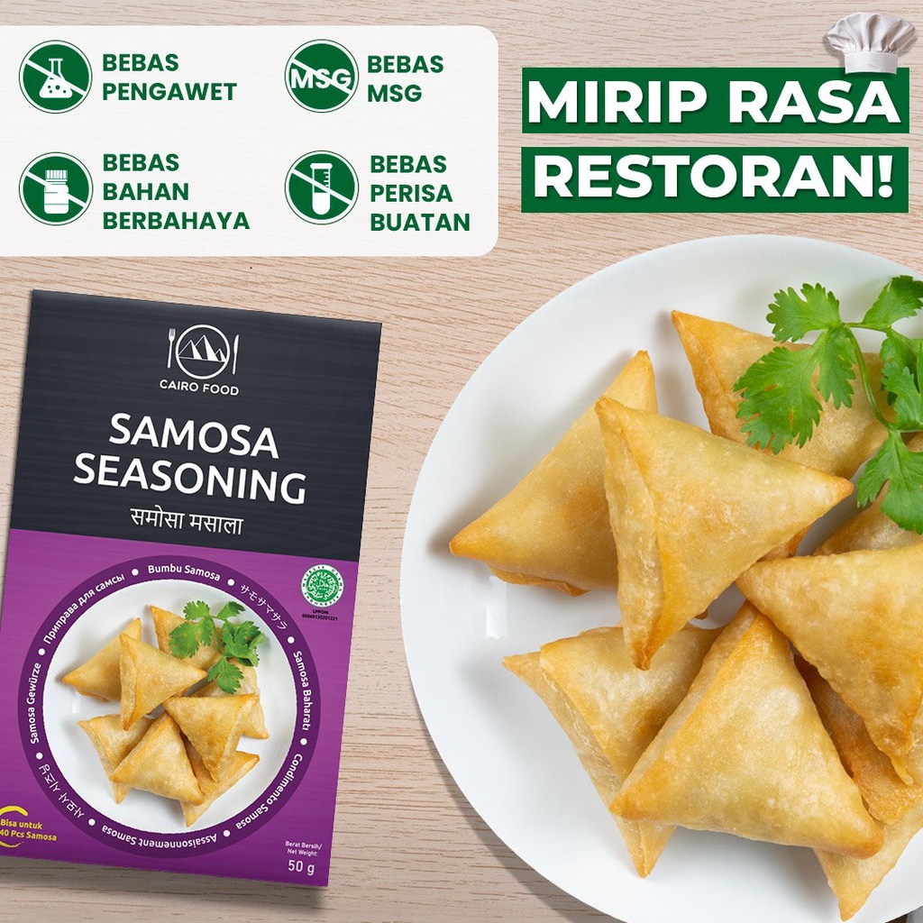 

Bumbu Samosa Premium Untuk Profesional - Cairo Food