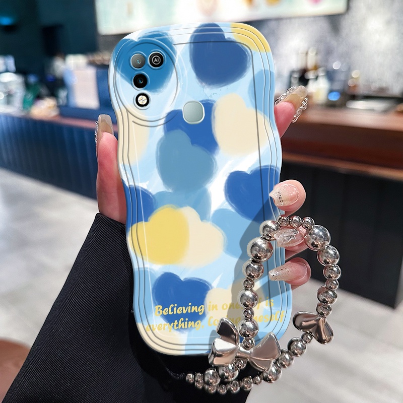 Casing Hp Untuk Infinix Hot 9 Play Hot 10 Play Hot 11 Play Case Casing Softcase HP Kesing gelombang 