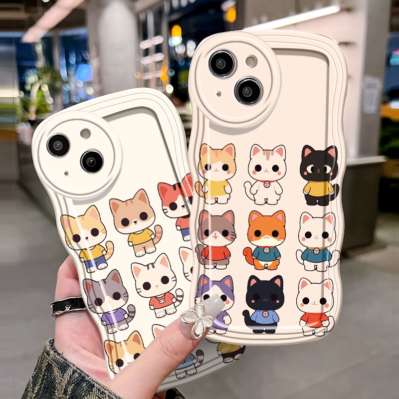 Casing Hp Untuk Samsung Galaxy A7 2018 Case Softcase Kesing kucing bermata hitam Cesing silikon kasi