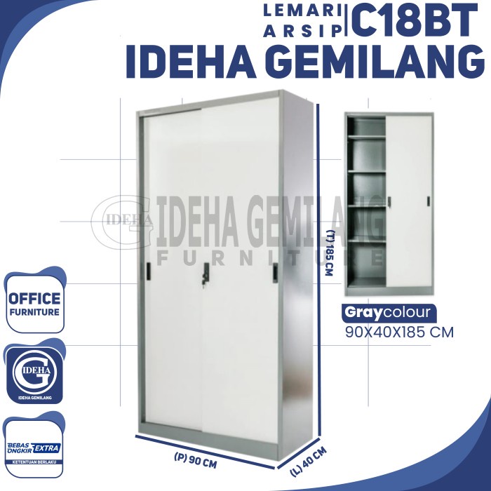

Lemari Arsip Pintu Slidding Plat Metal