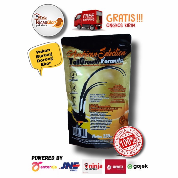 Ams Tail Growth American Selection Formula Pur Murai Dorong Ekor