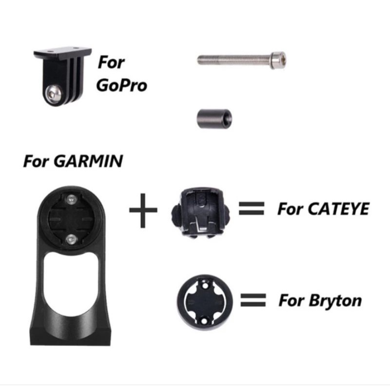 Awet Barfly Bracket Stem Spedometer Gps Bar Fly Sepeda