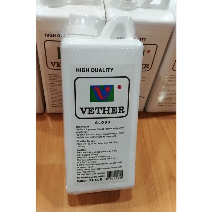 

Sale Cat Pinggir Kulit Gloss Kilap Vether 800 Gram