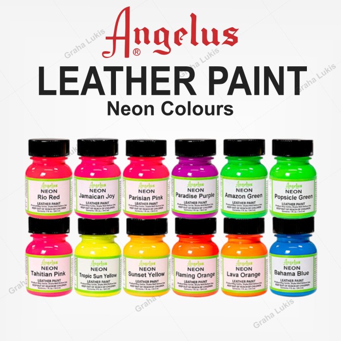

Sale Angelus - Acrylic Leather Paints Neon Colour 29.5Ml