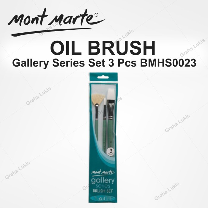 

Sale Kuas Cat Minyak Mont Marte Set 3 Bmhs0023