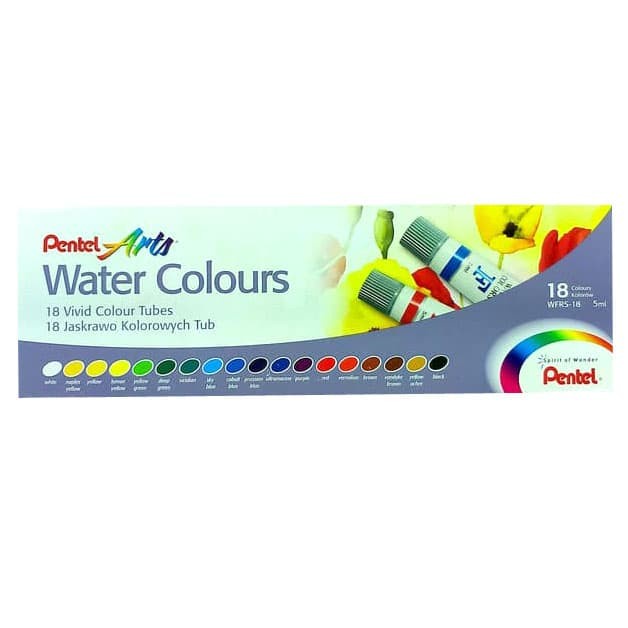 

Sale Pentel Arts Water Colours 18/ Pentel Cat Air 18 Warna