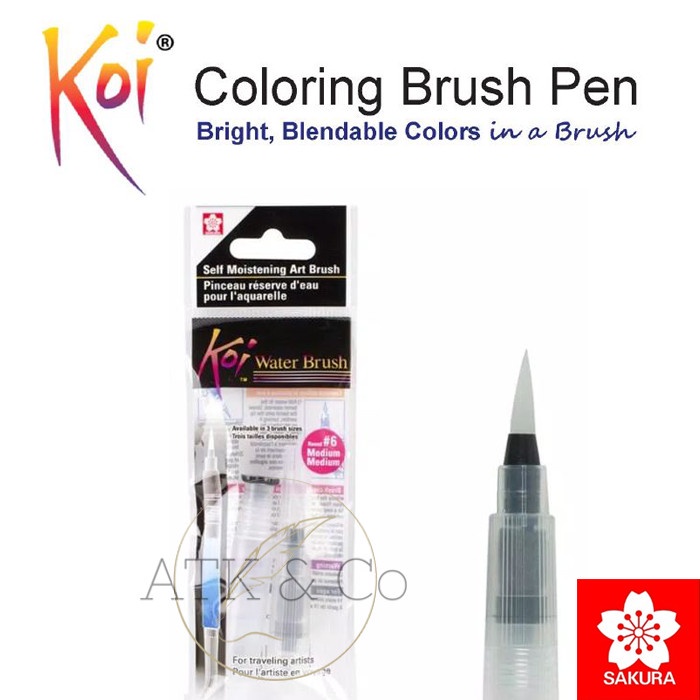 

Sale Sakura Koi Water Brush Medium No.6 - Sakura Koi Waterbrush Medium No.6