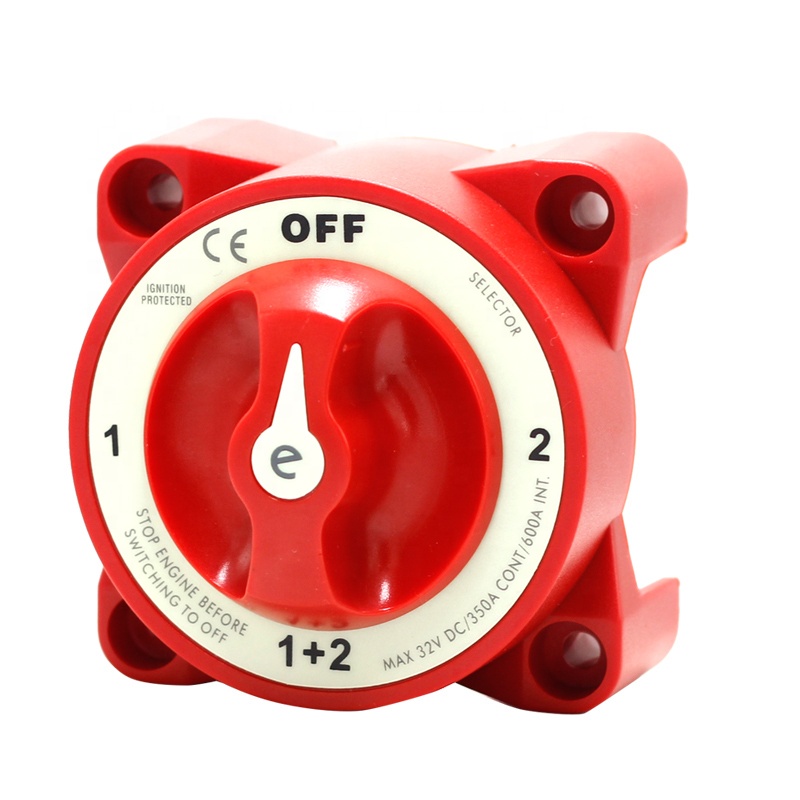 VAMI 32V 350A 2 Battery Disconnect Switches AFD 4 Position Isolator Disconnect Rotary Switch for Mar