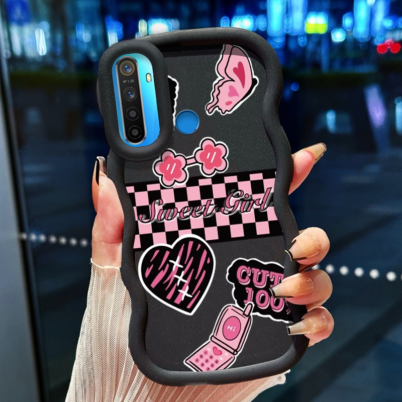 Casing Hp Untuk Realme 5 5i 5s 6i 7i C17 C15 C2 C2s OPPO A1K Case Casing HP Softcase Macaron Cesing 