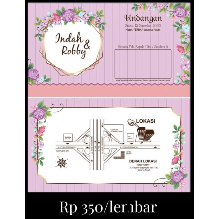 Blangko Undangan ERBA 2205