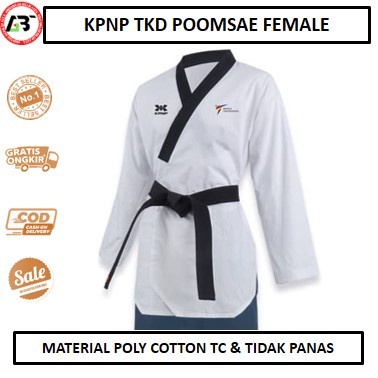 KPNP Taekwondo Uniform / Baju Taekwondo KPNP - Poomsae FEMALE - Senior