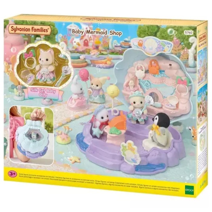 Mainan Boneka Sylvanian Families Baby Mermaid Shop