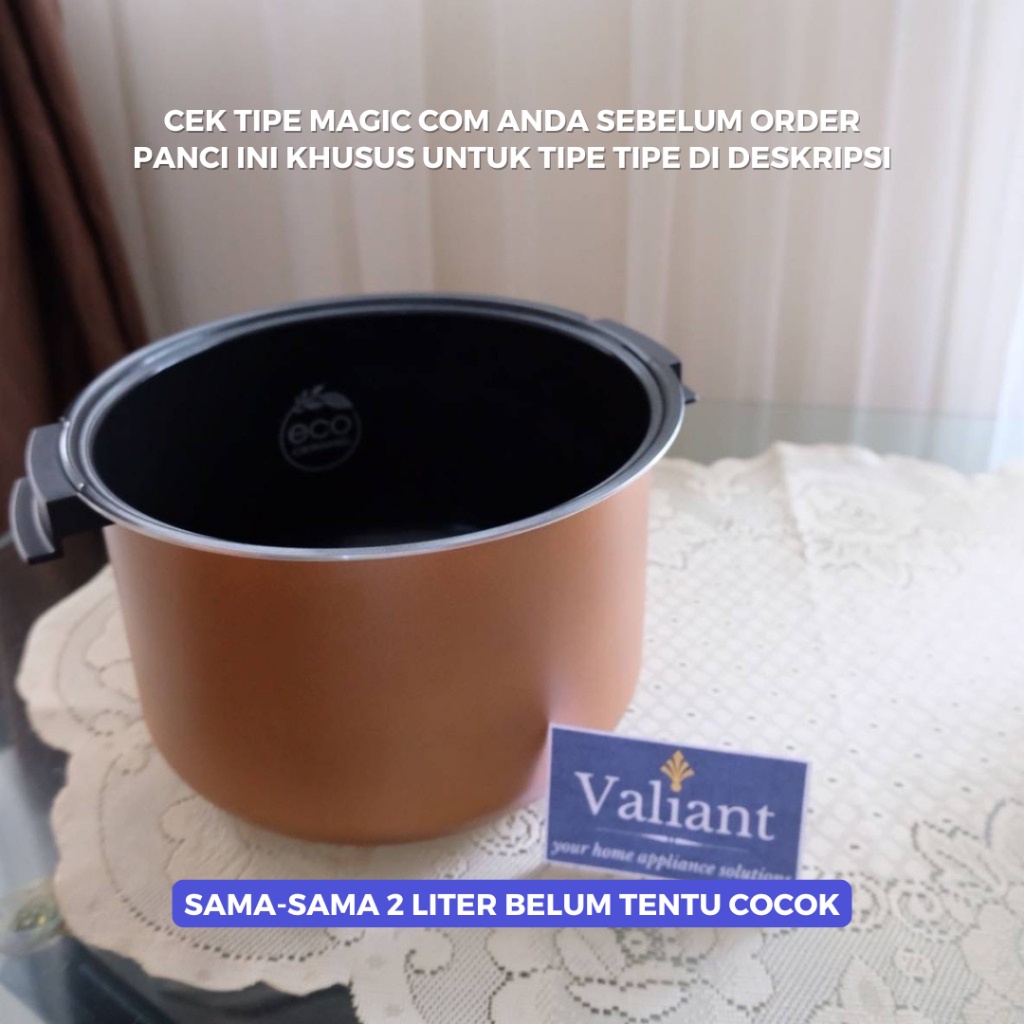 Diskon Spesial  Panci Teflon Inner Pot Magic Com Yong Ma 2 Liter (Wing) Yongma