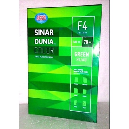 

Flashshow Kertas hvs warna F4 sinar dunia