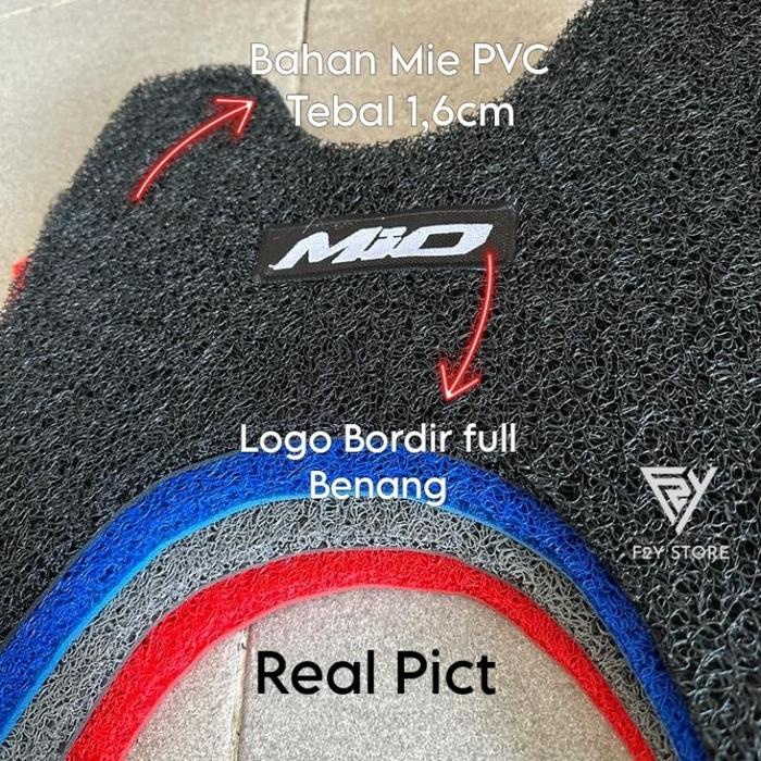 Karpet Motor Mio J, Karpet Mie Mio, Pijakan Kaki Mio