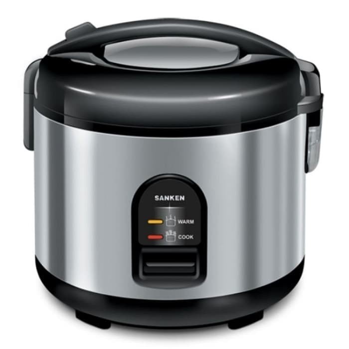 SANKEN COM RICE COOKER 1.2 LITER STAINLESS SJ150SP - SJ 150 SP