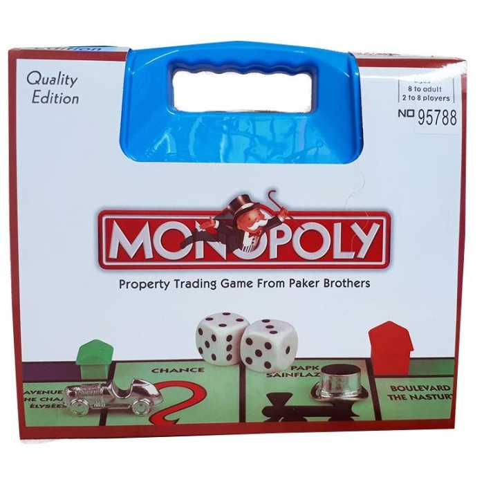 Board game Mainan Monopoly BOARD GAME KELUARGA MONOPOLI