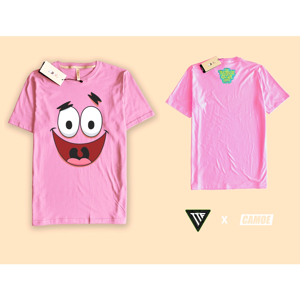 Kaos Tshirt Patrick Face The Patrick star show