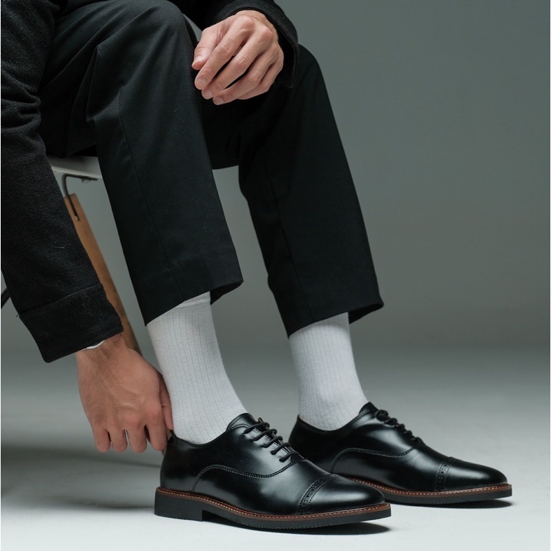 HOT Phier Black Oxwalker Sepatu Formal Pria Pantofel Kulit Hitam