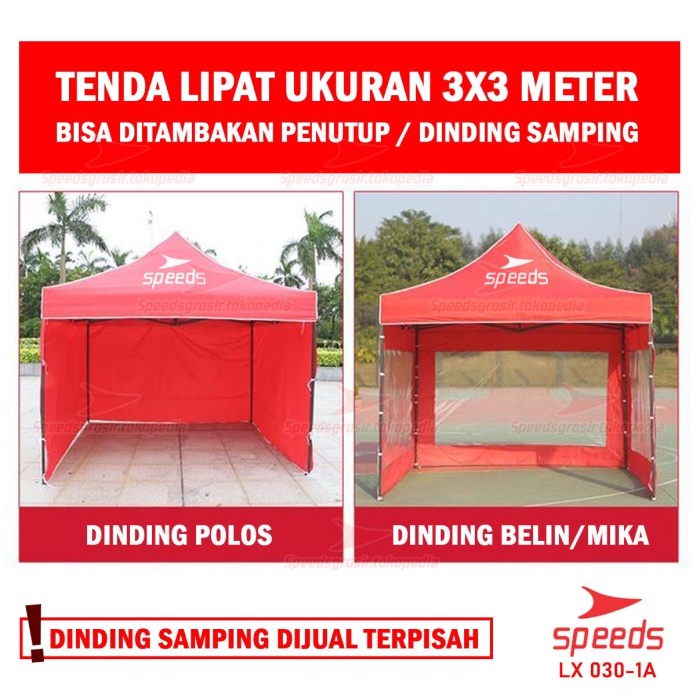 Tenda Lipat 3x3 M Tenda Bazar Pameran Tenda Jualan Otomatis 030-1