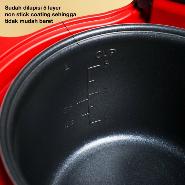 CLOVERTEC LOW CARBO DIGITAL RICE COOKER 2 L LOW WATT