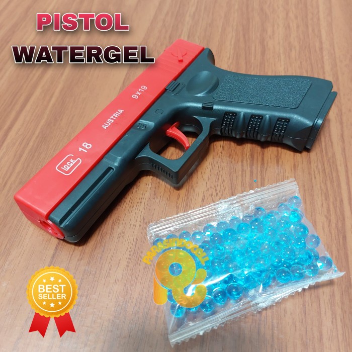 Mainan Pistol Kokang Watergel Cristal Bullet