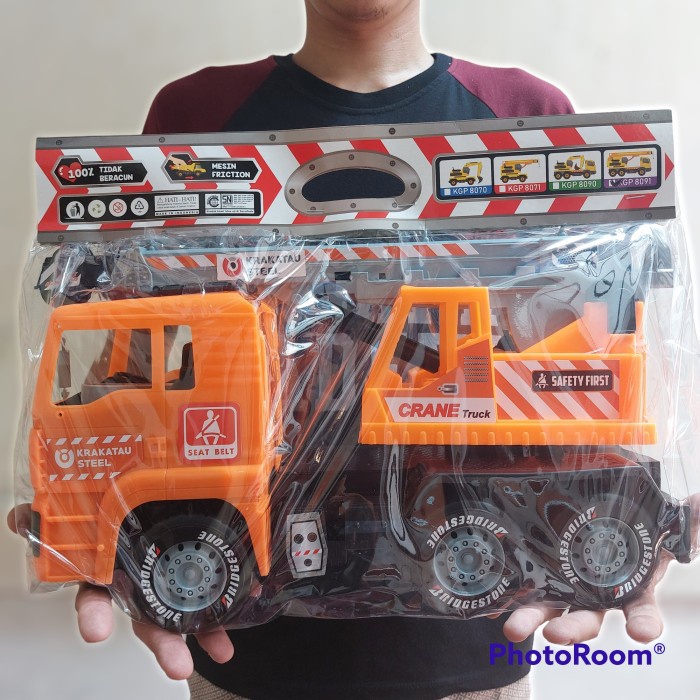 Mainan Anak Truk Crane / Truk Konstruksi
