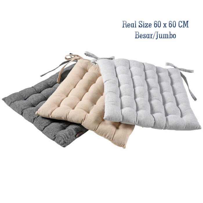 BANTAL BESAR ALAS DUDUK KURSI 60X60CM / BANTALAN DUDUK JUMBO KODE 1030