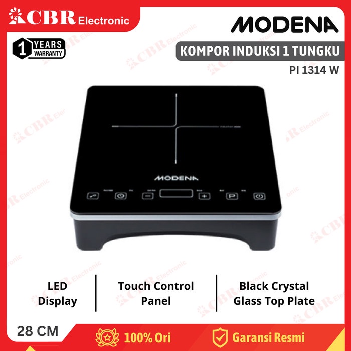 Kompor Induksi Portable MODENA 1 Tungku PI 1314 W