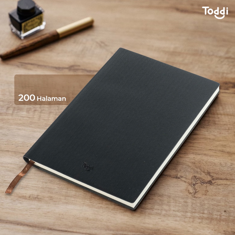 

Toddi Buku Jurnal Leather Notebook Diary 68GSM 200 Halaman Grid - TD100