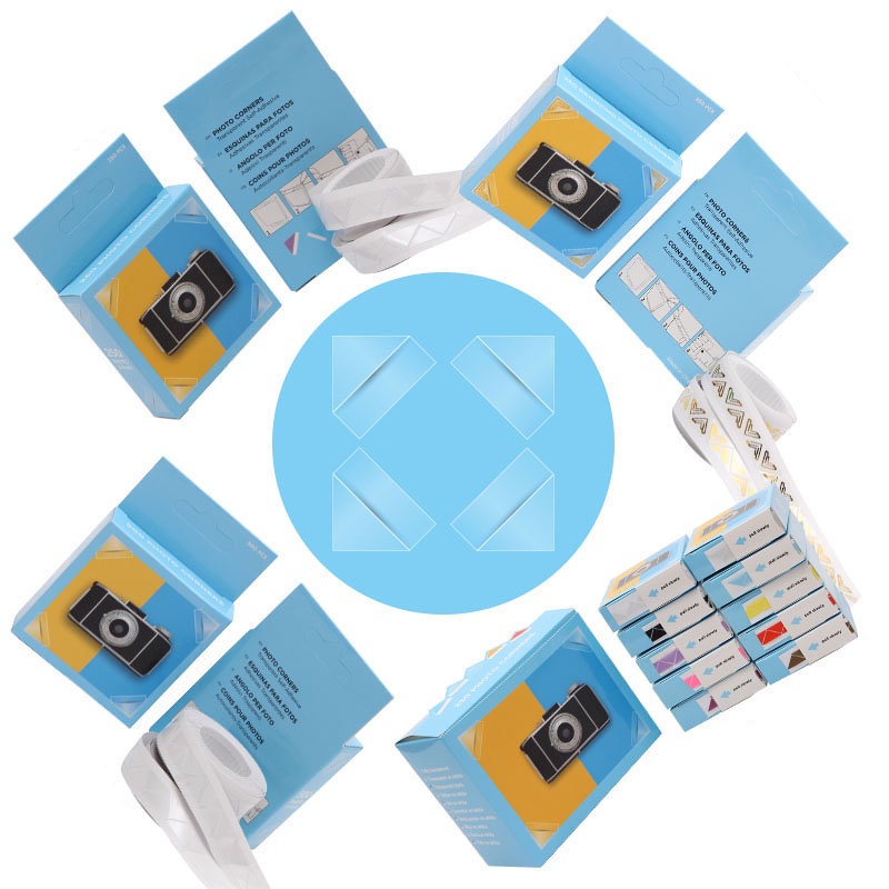 

500pcs Self Adhesive Corner Scrapbook Photo Album Frame Diary Decoration DIY Scrapbooking Picture
