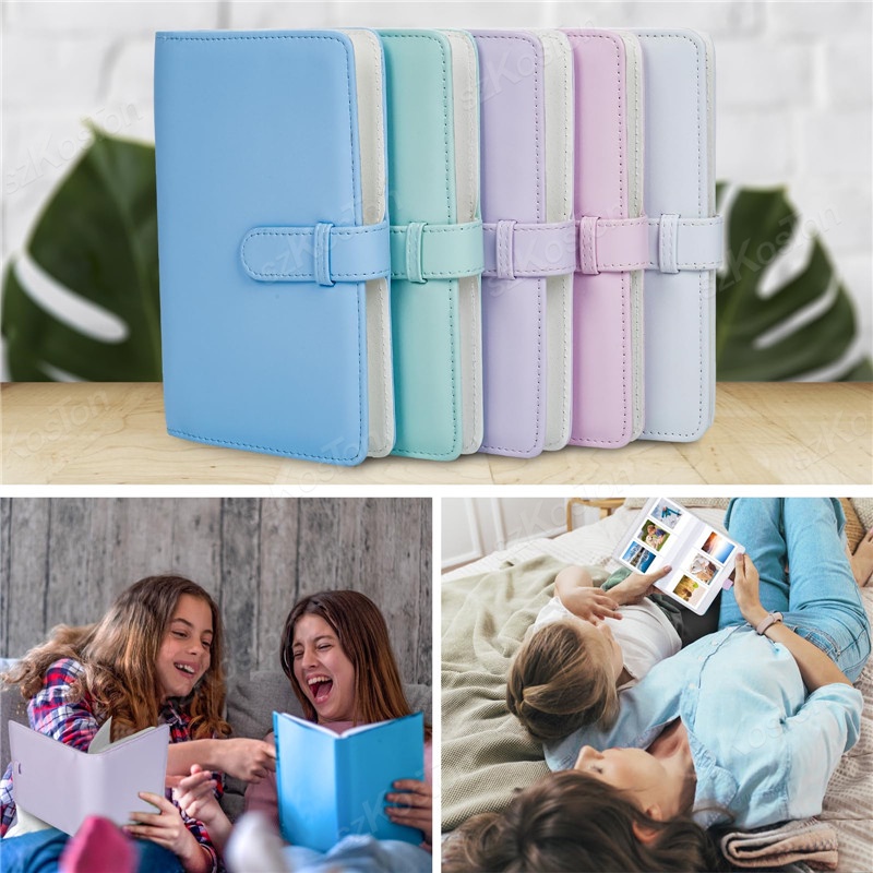 

Portable 3 inch PU Leather Cover 108 Sheets Film Photo Album For Fujifilm Instax Mini 12 for