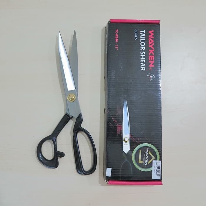

Gunting Potong Bahan Kain WAYKEN TC-W280/TC W280 11" Inch Tailor Shear
