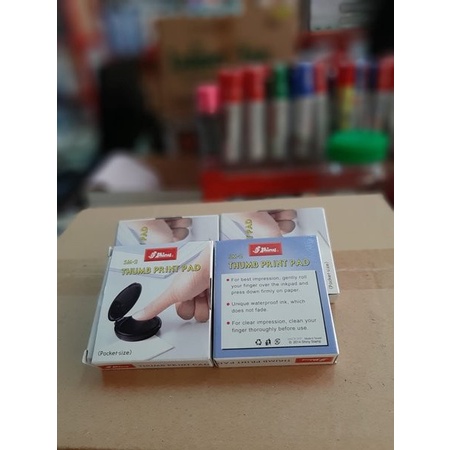 

Stamp Shiny Fingerprint SM-2 / cap stempel khusus untuk sidik jari