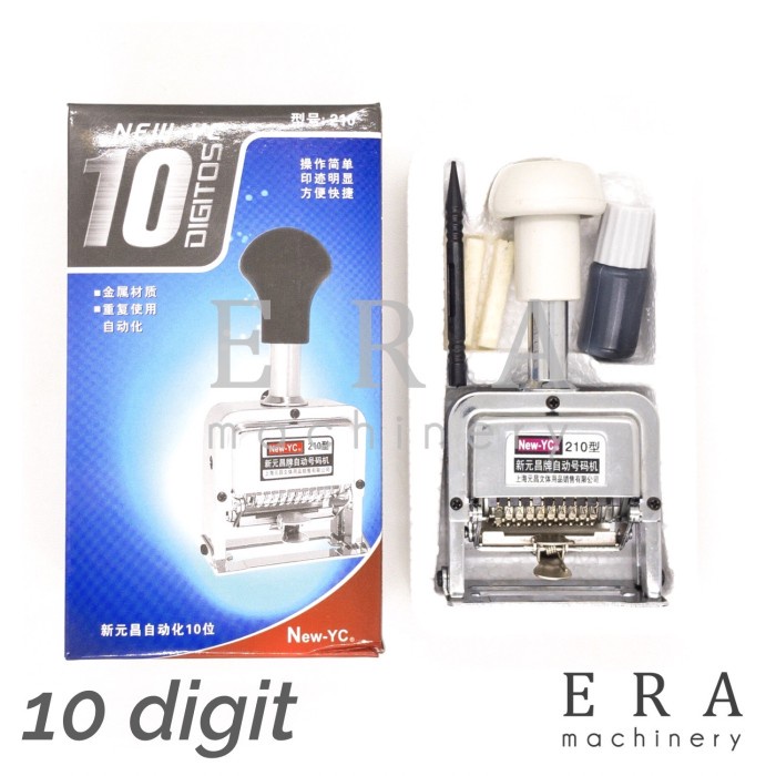 Stempel Numerator Nomor Otomatis Stamp Automatic Numbering Heavy duty