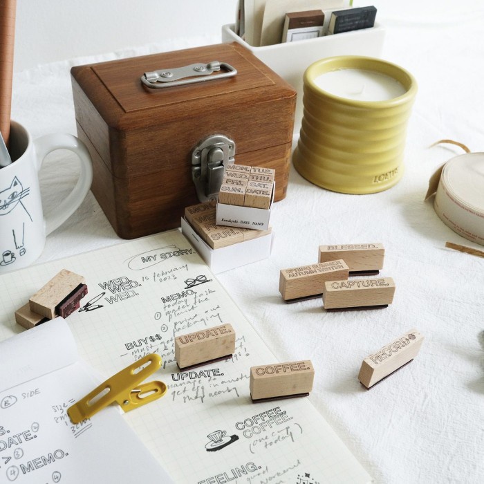 

Kurukynki DAYS Words (A) Rubber Stamp