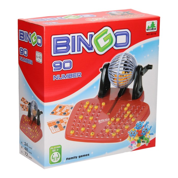 

TERBARU! Bingo Lotto Machine with 90 Number Balls and 48 Cards