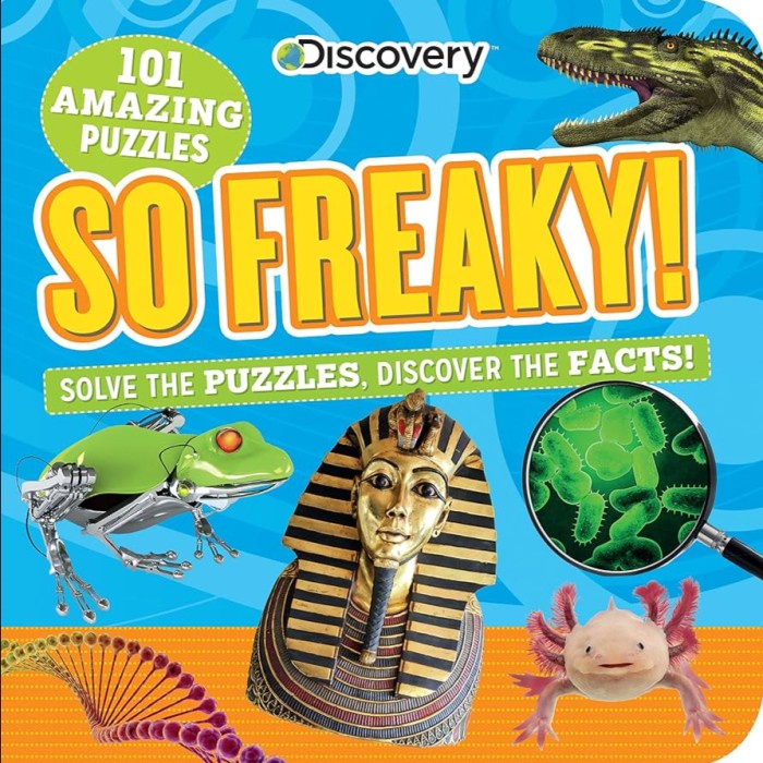 

Discovery 101 Amazing Puzzles So Freaky! Solve The Puzzles,Discover The Facts!