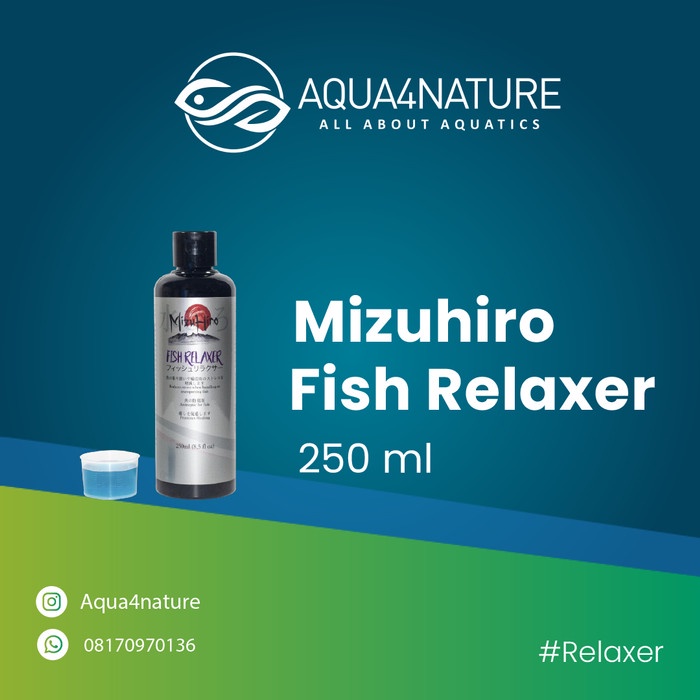 

PROMO! Mizuhiro Fish Relaxer 250ml / reduce stress when handling fish