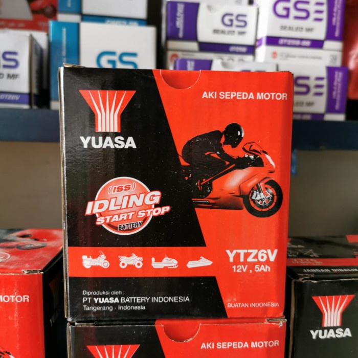 TERMURAH - Aki Vario/ Aki PCX 125/ Yuasa YTZ6V ISS/ GTZ6V/ Aki Satria Fu
