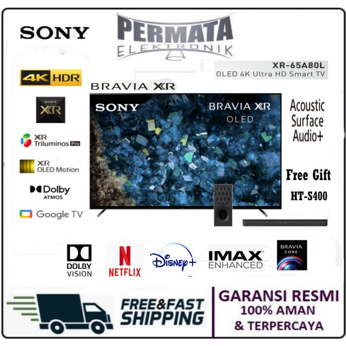 Sony Bravia Xr-65A80L / A80L Oled 4K Uhd Hdr Google Tv 65 Inch
