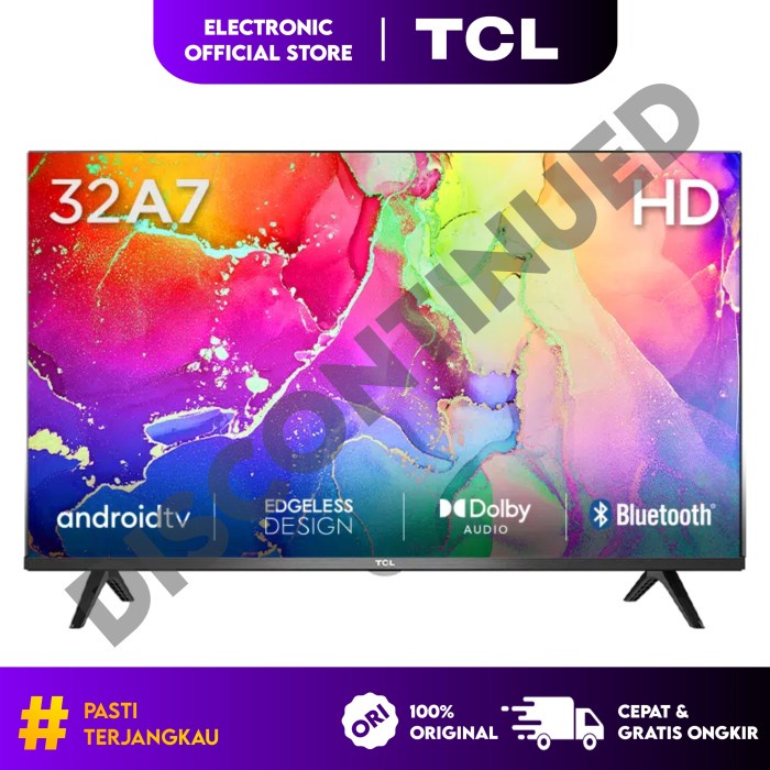 Tcl 32A7 Led Tv Tcl 32 Inch 32A7 Android 11 Edge Less Design Tcl 32 A7